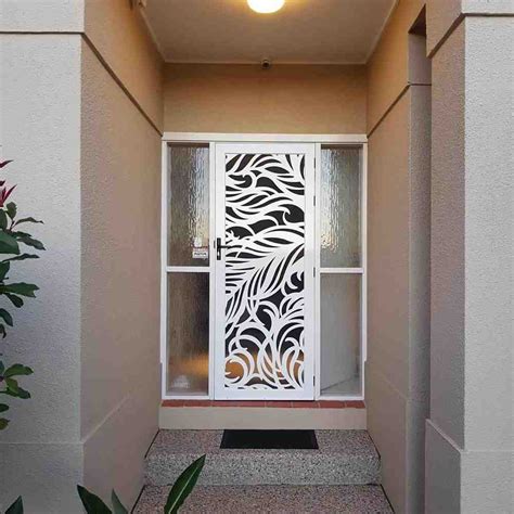 screen door sheet metal|decorative steel screen doors residential.